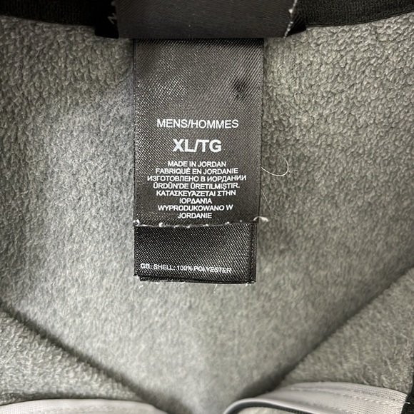 The North Face Men’s Gray Fleece Pullover Quarter Zip Size XL - Picture 4 of 5